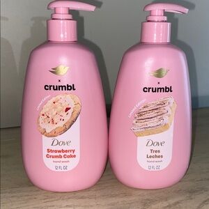 Dove Bundle, two hand wash soaps, Crumbl Cookie Series, 🍪 both 12fl. Oz.